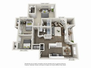 3 beds, 2 baths, 1,148 sqft, $2,192