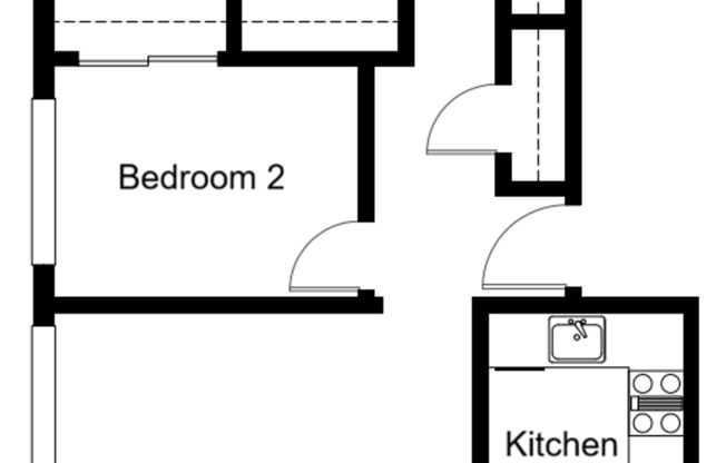 2 beds, 1 bath, 867 sqft, $3,225, Unit 102