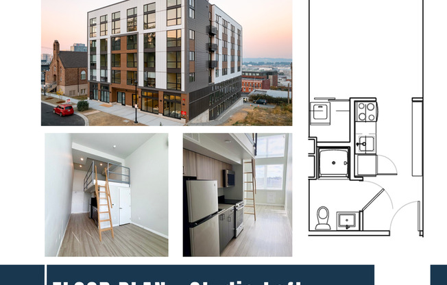 Studio, 1 bath, 287 sqft, $1,503, Unit Unit 512