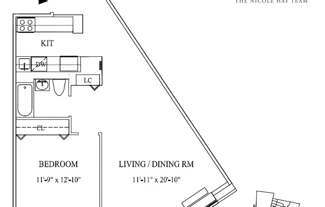 1 bed, 1 bath, 791 sqft, $5,000, Unit 714