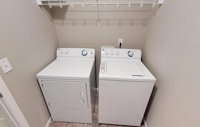 washer, dryer, laundry room