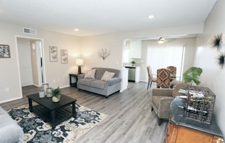 Living Room area at Canyon Club Apartments, Upland, California