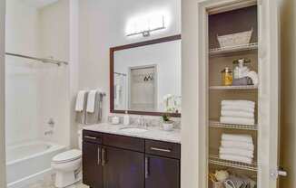 Twenty25 Barrett apartments in Kennesaw, GA photo of bathroom