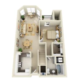 1 bed, 1 bath, 1,032 sqft, $3,014