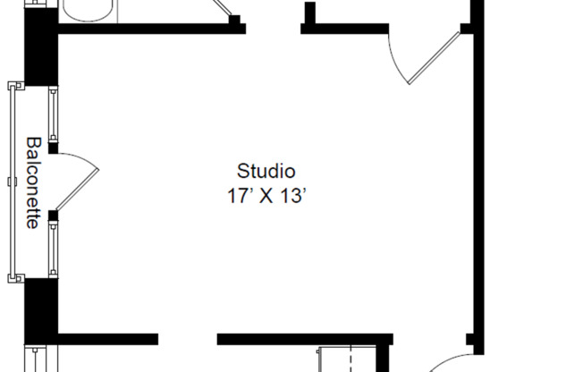 Studio, 1 bath, 450 sqft, $1,525, Unit 530-302