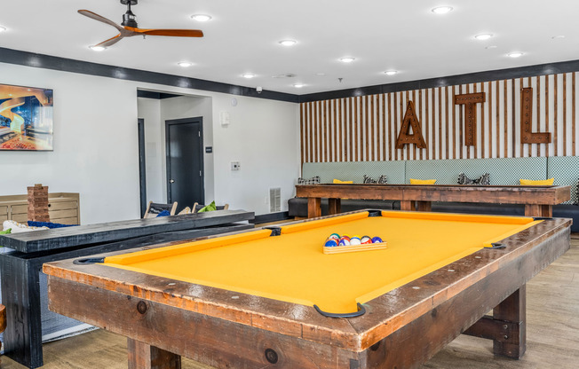 Furnished Club House with Table Games