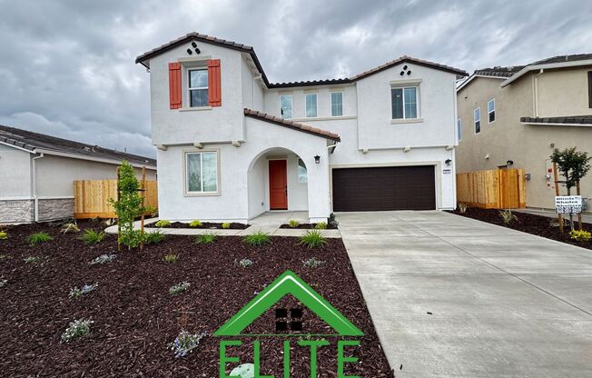 **Brand New 4-Bed, 2.5-Bath Home Facing the Park – 2370 Controllata St #1, Manteca, CA**