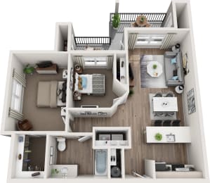 2 beds, 1 bath, 912 sqft, $1,899