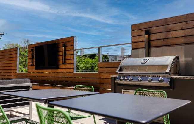 Balcony grill area1 at The Whit, Minneapolis, MN, 55404