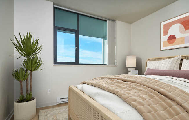 Bedroom with Hard Surface Flooring