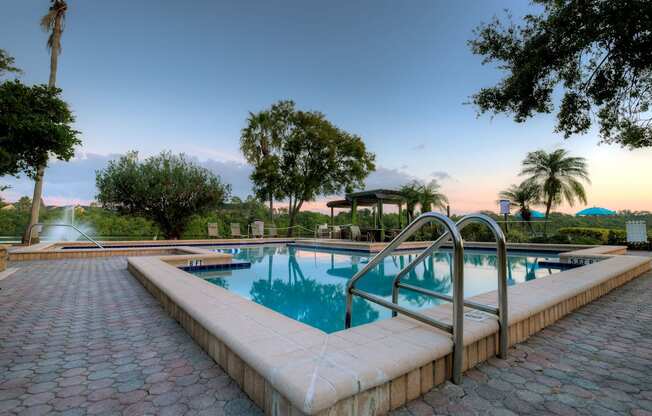 Resort style living is a given at one of the community’s three pools.