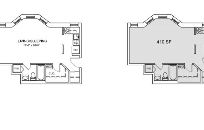 Studio, 1 bath, 422 sqft, $1,448, Unit C-212