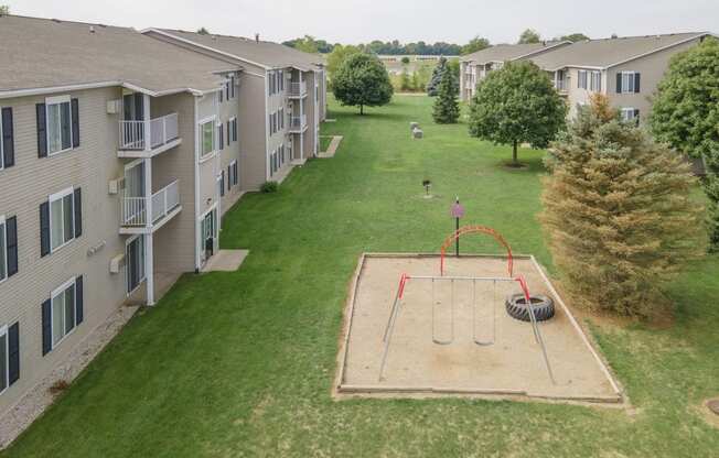 Play area Exterior at Nelson Estates Apartments,1815 Raleigh Ave, Kendallville, IN 46755