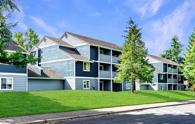 St. Marys Woods building exterior and street view, Beaverton, OR, 97078