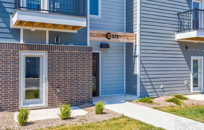 Entry at Lofts at Fox Ridge, Raymore, MO, 64083