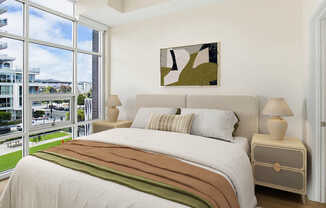 Bedroom with Hard Surface Flooring