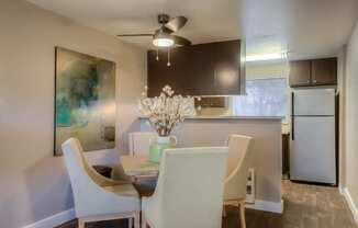 Dining And Kitchen at Hangar 128 Apartments, Everett, Washington