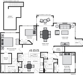 3 beds, 2 baths, 1,307 sqft, $2,052