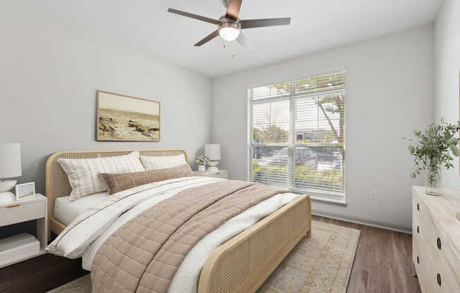 Bedroom with Hard Surface Flooring