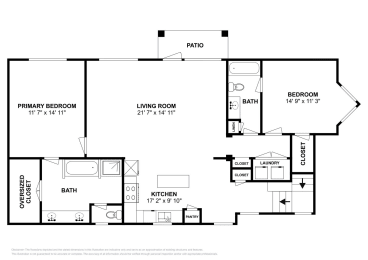 2 beds, 2 baths, 1,470 sqft, $1,943