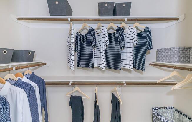 a close up of many items on the counter