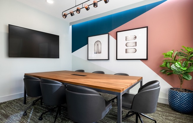 Our community provides coworking lounge areas with comfortable seating, along with a private conference room to help you get your work done.