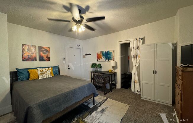 Studio, 1 bath, $1,200, Unit 311 W State St, #4