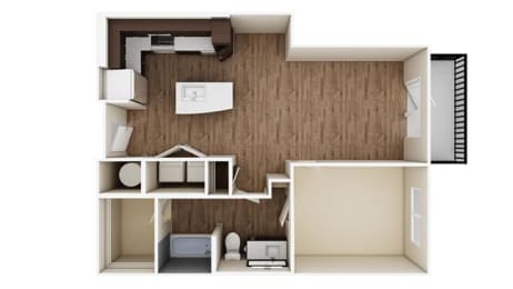 1 bed, 1 bath, $1,694