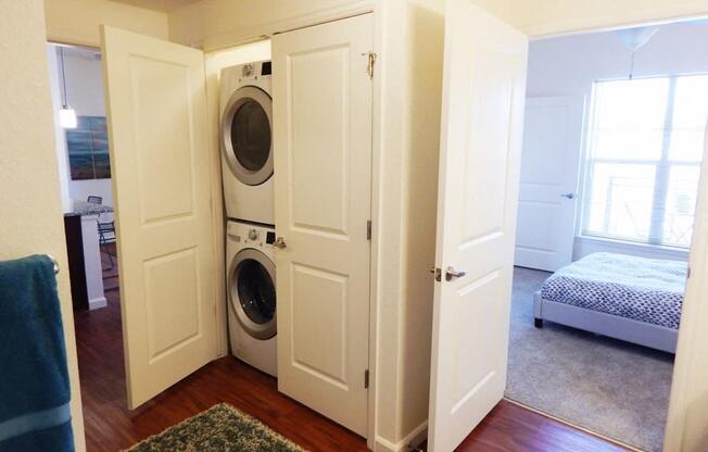 Full Sized Washers and Dryers at Ironhorse Apartments near Mill Village