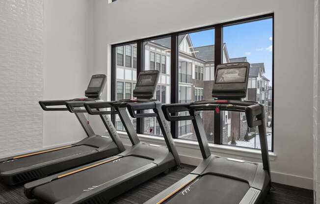 Professional caliber fitness studio with Matrix® equipment, free weights and virtual training