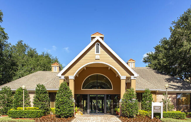 Clubhouse Exterior at Newport Colony Apartment Homes, Casselberry