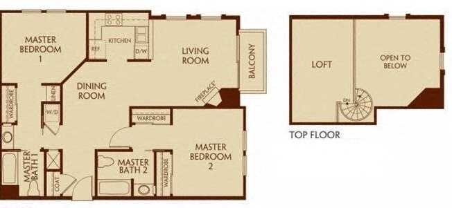 2 beds, 2 baths, 1,164 sqft, $3,962