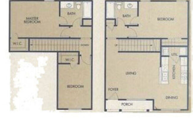 3 beds, 2 baths, 1,300 sqft, $1,453