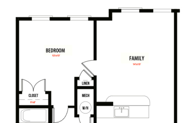 1 bed, 1 bath, 606 sqft, $1,215, Unit Bldg 1, Unit 301