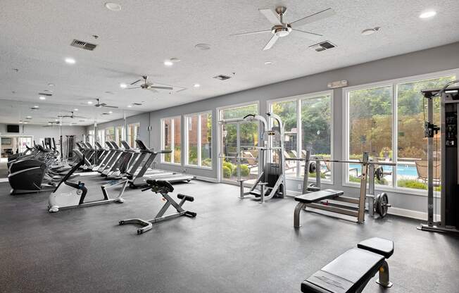 Weston Point Apartments - Fully-equipped fitness center with 24-hour access