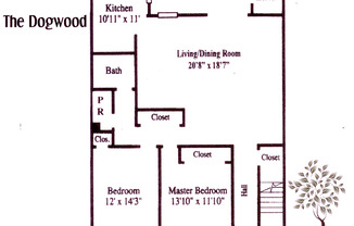 2 beds, 1.5 baths, 1,000 sqft, $1,945, Unit T-09
