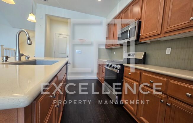 Beautiful Updated 3 Story Townhouse With Open Floor Plan and 2 Car Garage