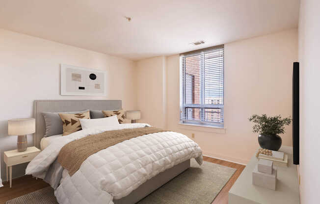 Bedroom with Hard Surface Flooring