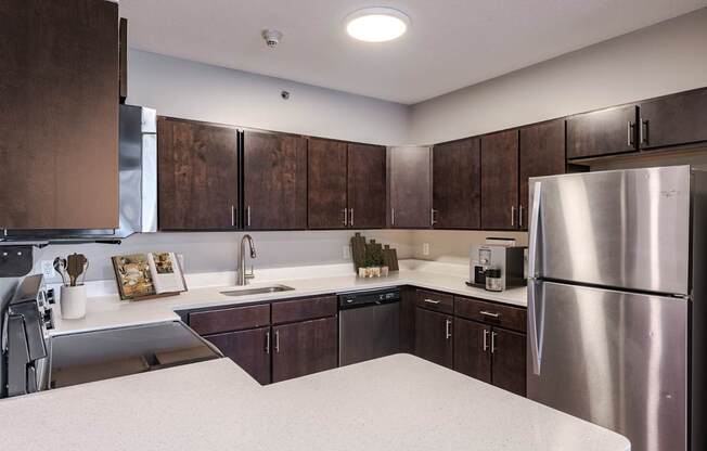 Partially Renovated Kitchen at 15 Bank Apartments in White Plains, NY 10606