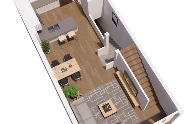 2 beds, 2.5 baths, 1,146 sqft, $2,995, Unit 7828-102