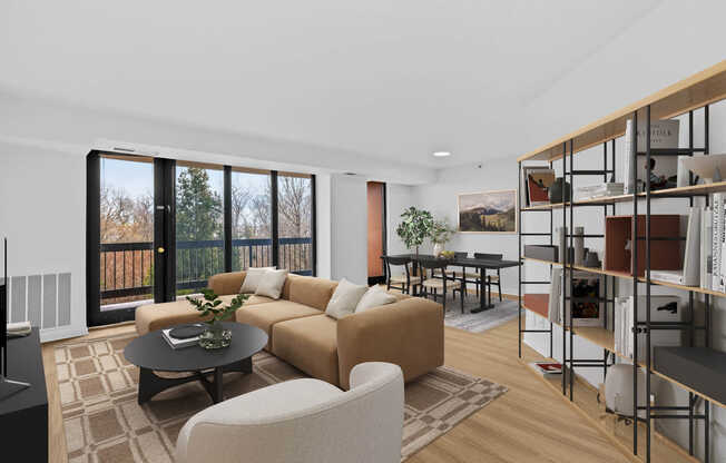 Livingroom with Hard Surface Flooring