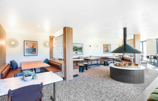 Discover the heart of community at Modera Beaverton in our expansive clubroom