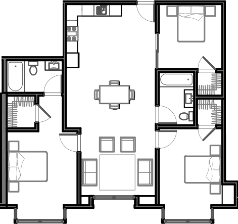3 beds, 2 baths, 1,230 sqft, $5,350, Unit 480 Potrero Ave, Unit 305