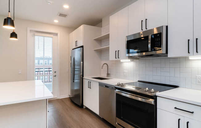 Kitchen with Stainless Steel Appliances
