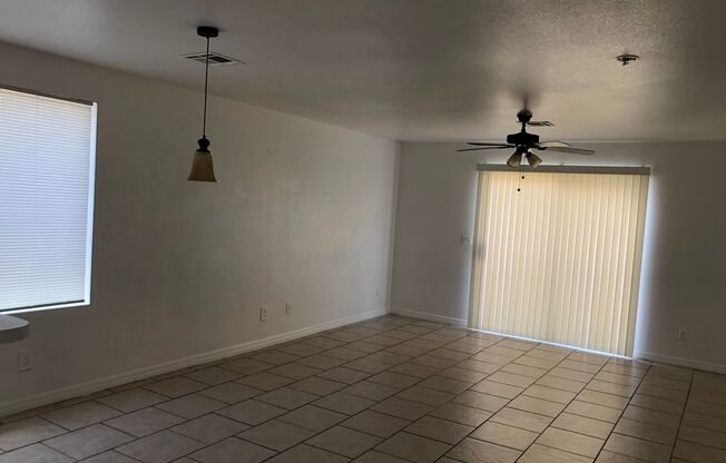 Single story with tile flooring throughout the house.