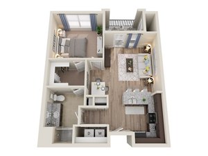 1 bed, 1 bath, 730 sqft, $1,766
