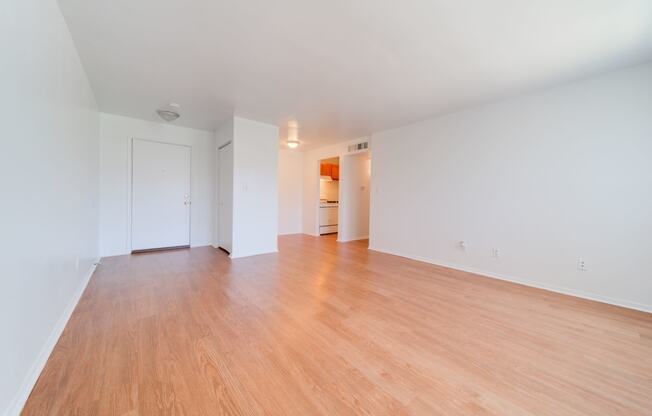 Unfurnished Living Area at The Maples, Racine, WI
