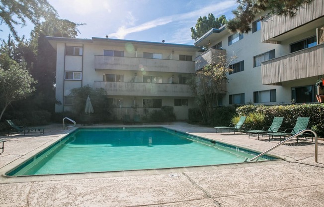 Sparkling Swimming Pool at Marine View Apartments, California, 94501