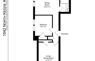 1 bed, 1 bath, 764 sqft, $1,895, Unit 1542-2N