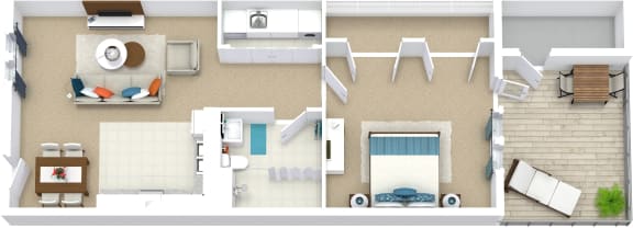 1 bed, 1 bath, 650 sqft, $1,151